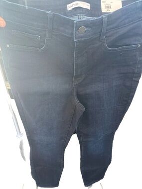 Nine West Navy Sculpting High-Rise Skinny Jeans size 8 NWT